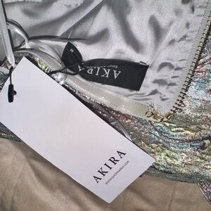 AKIRA Iridescent Silver Jacket